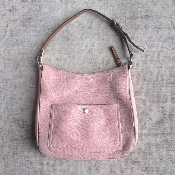 Coach Handbags - COACH CHELSEA Pebbled Leather Shoulder Bag Pink Hobo Vintage